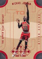 1996 Upper Deck International Japanese Coast to Coast #CC2 Michael Jordan Basketball Card