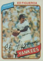 1980 Topps #555 Ed Figueroa Baseball Card