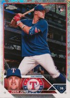 2023 Topps Chrome Logofractor Edition #93 Josh Jung SP Baseball Card