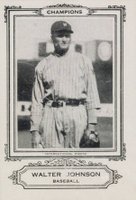 1926 Spalding Champion # Walter Johnson Baseball Card