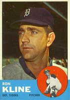 1963 Topps #84 Ron Kline Baseball Card