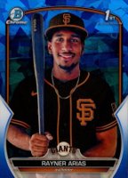 2023 Bowman Chrome Sapphire Edition Prospects #222 Rayner Arias Baseball Card