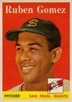 1958 Topps #335 Ruben Gomez Baseball Card