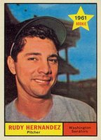 1961 Topps #229 Rudy Hernandez Baseball Card