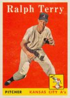 1958 Topps #169 Ralph Terry Baseball Card