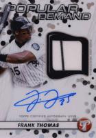 2023 Topps Pristine Popular Demand Autograph Relic #DPARFT Frank Thomas Baseball Card