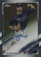 2021 Topps Chrome Rookie Autographs #RASM Shane McClanahan Baseball Card
