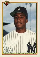 1990 Bowman Tiffany #439 Bernie Williams Baseball Card