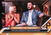 2024 Topps Now Offseason #TNLDPS Livvy Dunne/Paul Skenes Gold 1/1 Baseball Card