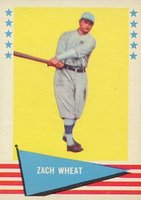 1961 Fleer #86 Zach Wheat Baseball Card
