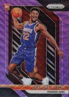 2018 Panini Prizm #279 DeAndre Ayton Purple Wave Basketball Card