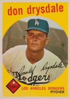 1959 Topps #387 Don Drysdale Baseball Card