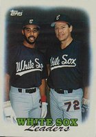 1988 Topps #321 White Sox Leaders Baseball Card