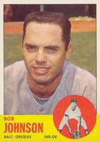 1963 Topps #504 Bob Johnson Baseball Card