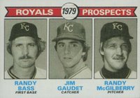1979 Topps #707 Royals Prospects Baseball Card
