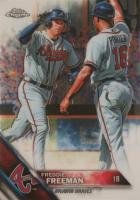 2016 Topps Chrome #10 Freddie Freeman Baseball Card
