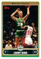 2006 Topps #33 Larry Bird Lefty Shot w/ Bernard King Basketball Card