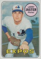 1969 Topps #496 Larry Jaster Baseball Card
