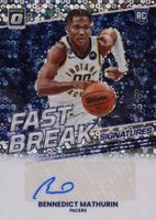 2022 Panini Donruss Optic Fast Break Signatures #FBSBNM Bennedict Mathurin Basketball Card
