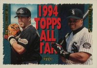 1995 Topps #384 Frank Thomas/Jeff Bagwell Baseball Card
