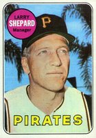 1969 Topps #384 Larry Shepard Baseball Card