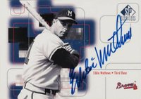1999 SP Signature Autographs #EMA Eddie Mathews Baseball Card