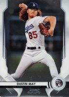 2020 Bowman Sterling #BSR87 Dustin May Baseball Card