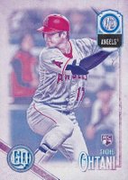 2018 Topps Gypsy Queen #89 Shohei Ohtani Missing Blackplate Baseball Card