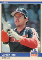 1984 Fleer #58 Carlton Fisk Baseball Card