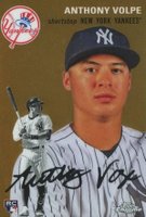 2023 Topps Chrome Platinum Anniversary #100 Anthony Volpe Baseball Card