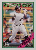 1988 Topps #385 Carlton Fisk Baseball Card