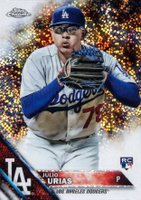 2016 Topps Chrome Update #HMT27 Julio Urias Baseball Card