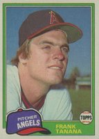 1981 Topps #369 Frank Tanana Baseball Card