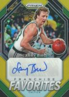 2023 Panini Prizm Franchise Favorites Signatures #FFBIR Larry Bird Gold Basketball Card
