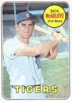 1969 Topps #305 Dick McAuliffe Baseball Card