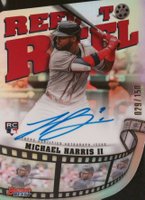 2023 Bowman's Best Reel to Reel Die-Cuts Autographs #RTRMH Michael Harris II Baseball Card