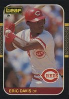 1987 Leaf #179 Eric Davis Baseball Card