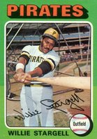1975 Topps Mini #100 Willie Stargell Baseball Card
