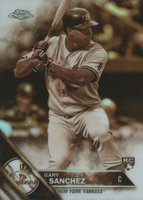 2016 Topps Chrome #143 Gary Sanchez Sepia Refractor Baseball Card