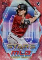 2023 Topps Stars of the MLB #SMLB34 Corbin Carroll Series 2-Red Baseball Card