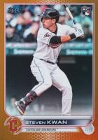 2022 Topps Update #US261 Steven Kwan Gold Foil Baseball Card