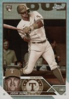 2023 Topps Chrome #93 Josh Jung Sepia Refractor Baseball Card