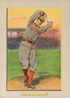 1911 Turkey Reds #37 Slim Sallee Checklist Back Baseball Card
