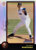 1998 Bowman Chrome #234 Pedro Martinez Refractor Baseball Card