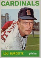 1964 Topps #523 Lou Burdette Baseball Card