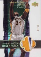 2003 Upper Deck Exquisite Collection #17-P Shaquille O'Neal Patch Basketball Card
