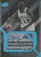 2008 Upper Deck Black Legend Signed Jersey Pieces #SPLMJ Michael Jordan White 1/1 Basketball Card