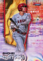 2021 Bowman's Best #67 Shohei Ohtani Gold Lava Refractor Baseball Card