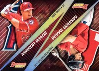 2015 Bowman's Best Mirror Image #MI-19 Andrew Benintendi/Mike Trout Baseball Card