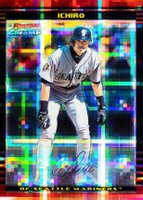 2002 Bowman Chrome #51 Ichiro Xfractor Baseball Card